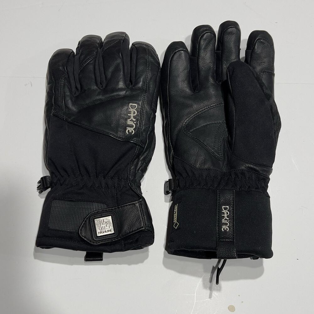 Dakine Excursion GORE-TEX Gloves Size M Black PrimaLoft Leather Ski Snowboard